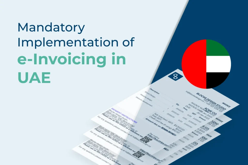 e invoicing in uae 2026
